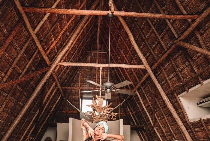 Aline Riscado em Tulum