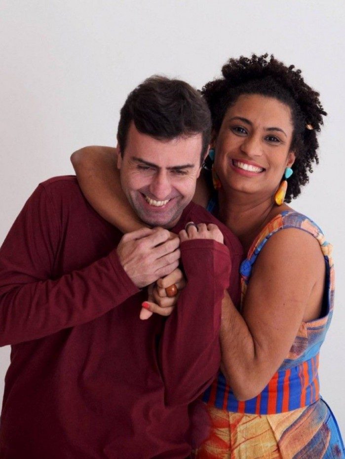Marcelo Freixo e Marielle Franco