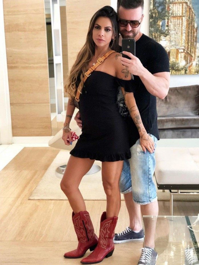 Maria Clara e Marlon est&atilde;o gr&aacute;vidos