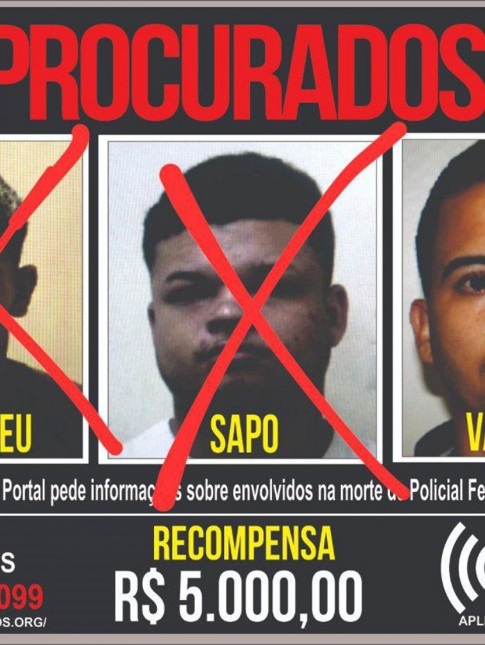 Dois, dos tr&ecirc;s, suspeitos de assassinarem um policial federal foram mortos em confronto com a Pol&iacute;cia Civil