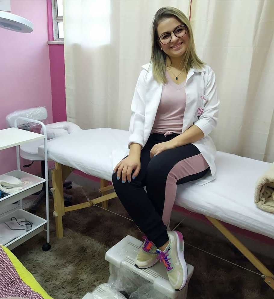 Hanna Vianna montou seu est&uacute;dio no Alem&atilde;o em 2017 - Arquivo Pessoal