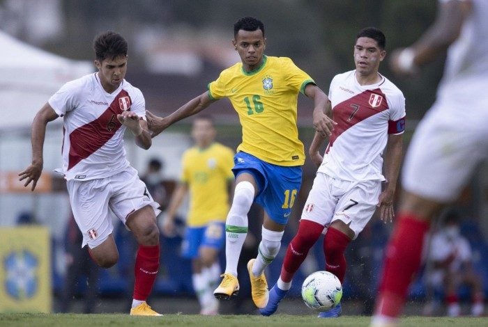 Riquelme - Torneio Internacional Sub-20 - Brasil x Peru. 