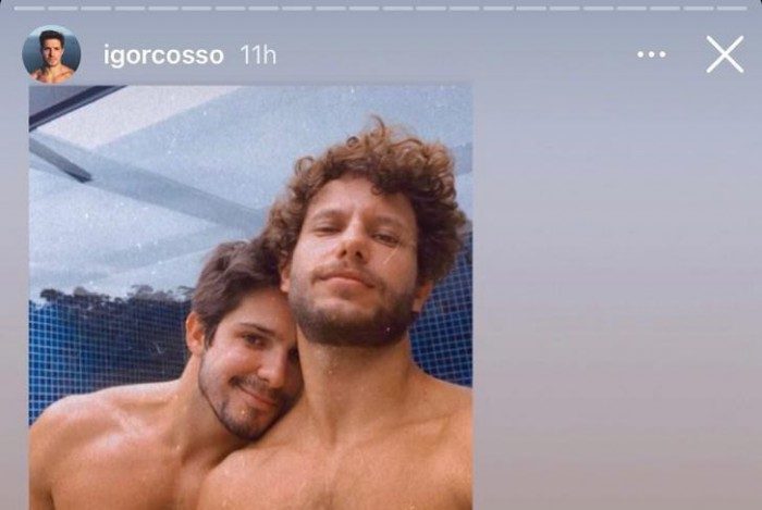 Igor Cosso relata perda de seguidores após foto com namorado