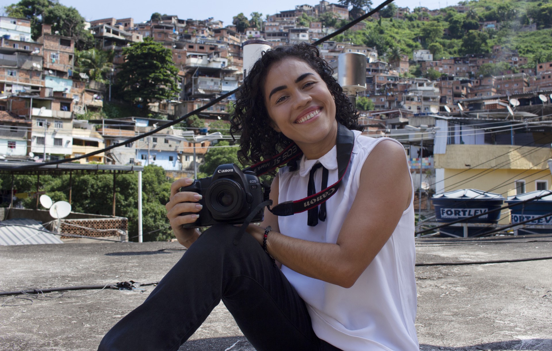Empreendedora teve o primeiro contato com a fotografia em um projeto social - Arquivo Pessoal
