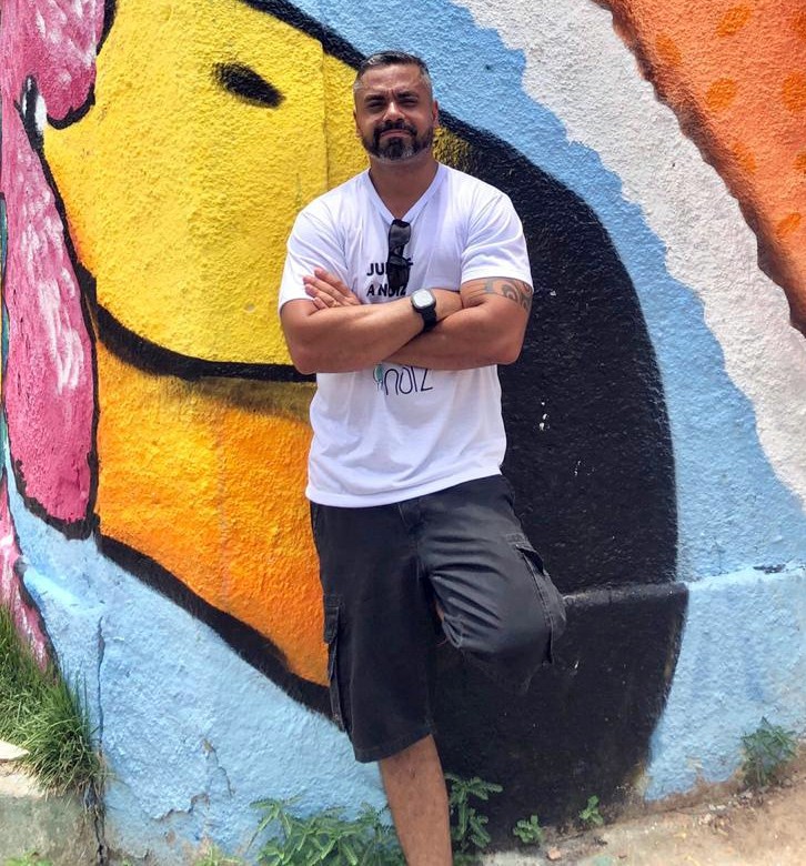 André Melo tem 45 anos e é da Cidade de Deus - Nóiz Projeto Social / Divulgação