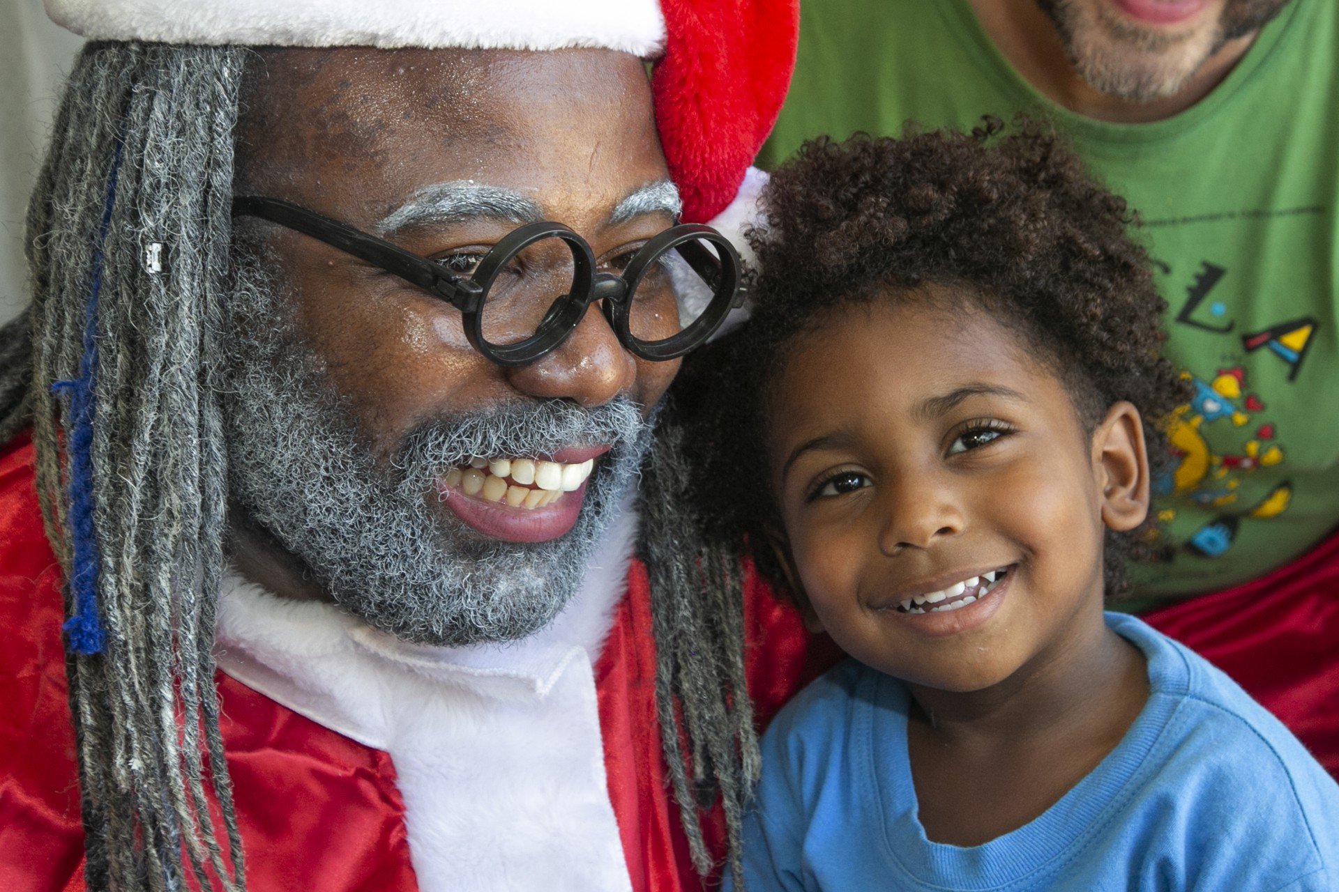 França de Papai Noel em ação da Cidade de Deus no ano passado - Cacau Fernandes / Divulgação