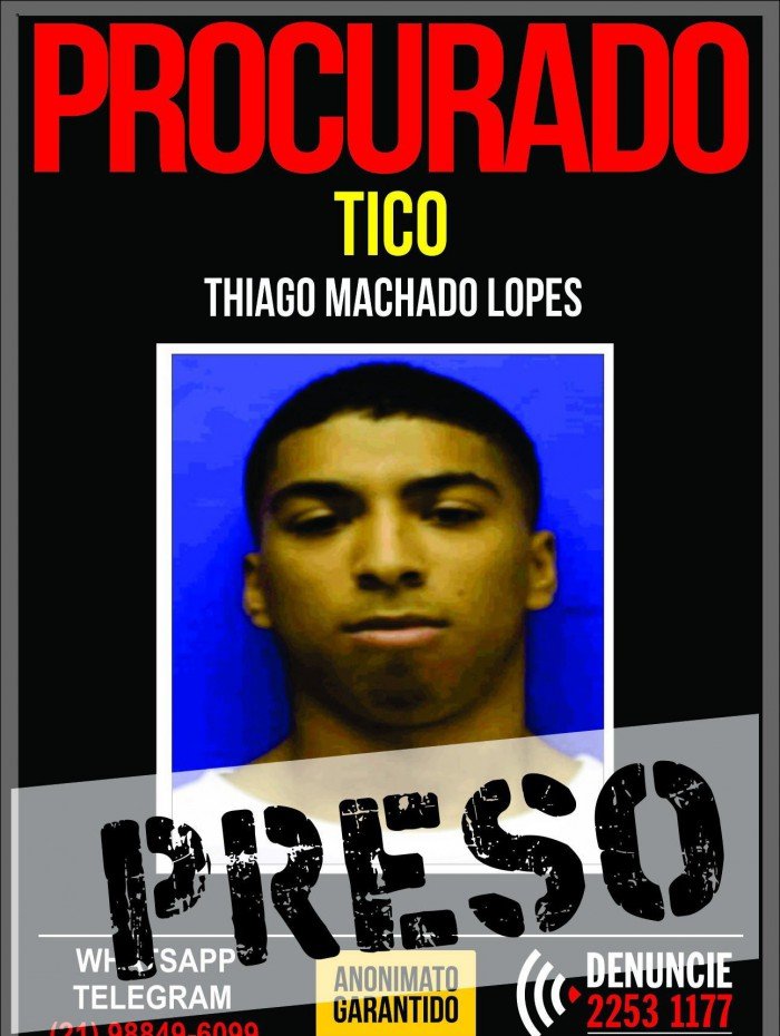 Homem ligado ao tráfico da Rocinha foi preso nesta sexta-feira