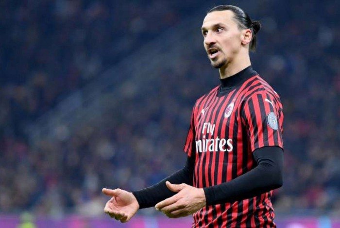 Zlatan Ibrahimovic em ação pelo Milan