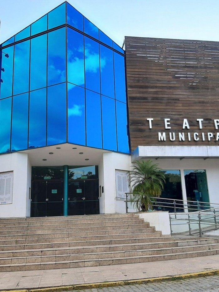 Teatro Municipal Laercio Ventura, no centro de Nova Friburgo