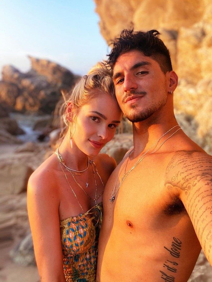 Yasmin Brunet e Gabriel Medina  