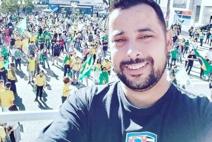 Thiago Andrade, de 36 anos, era militante bolsonarista e esteve presente em atos favoráveis ao presidente da República