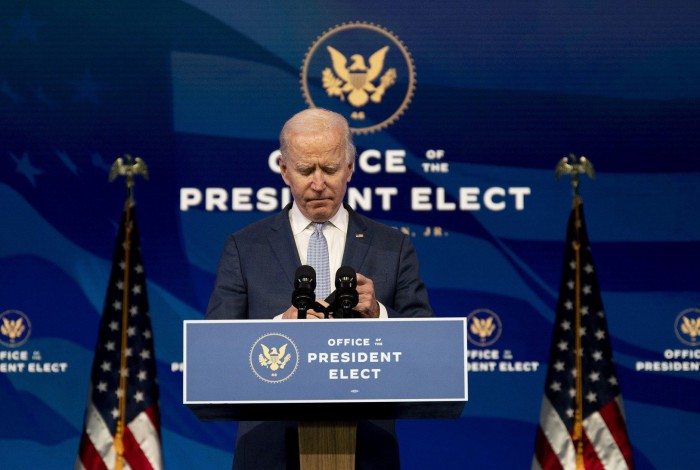 Presidente eleito dos EUA, Joe Biden