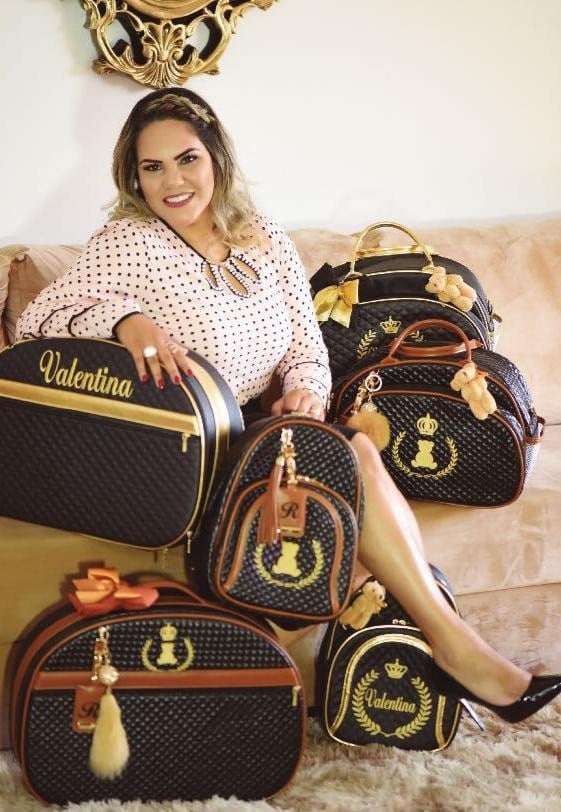Andreza Barreto, fundadora e e diretora comercial da Hellena Barreto Bolsas 