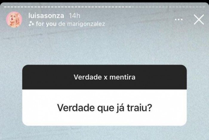 Luísa Sonza via Instagram Stories
