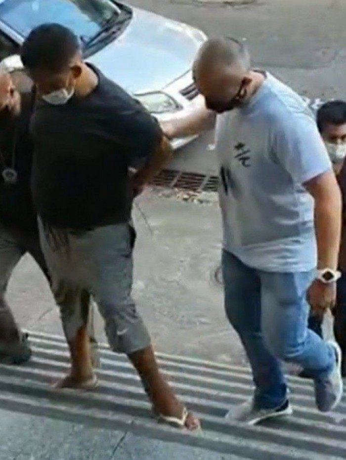 Gilberto Julião foi preso por policiais civis da delegacia da Tijuca