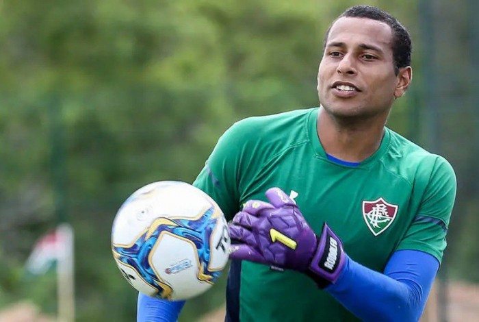 Goleiro Rodolfo, do Fluminense. Lucas Merçon/Fluminense