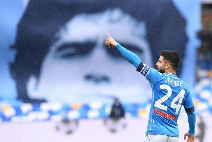 Insigne foi o destaque da partida