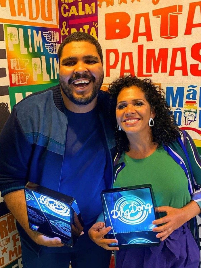 Paulo Vieira e a m&atilde;e, Concei&ccedil;&atilde;o Vieira