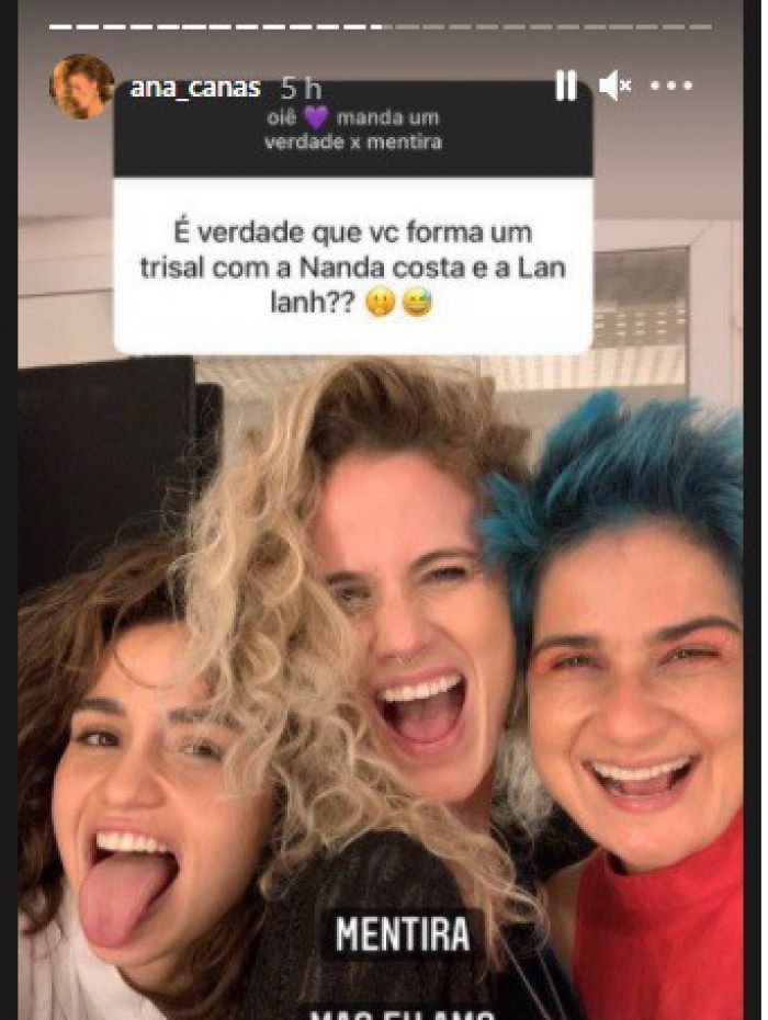 Ana Cañas, Nanda Costa e Lan Lanh