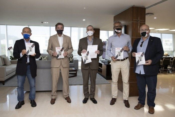 Eleito em dezembro, Jorge Salgado trabalha em parceria com Alexandre Campello durante a transição de passagem de bastão como presidente