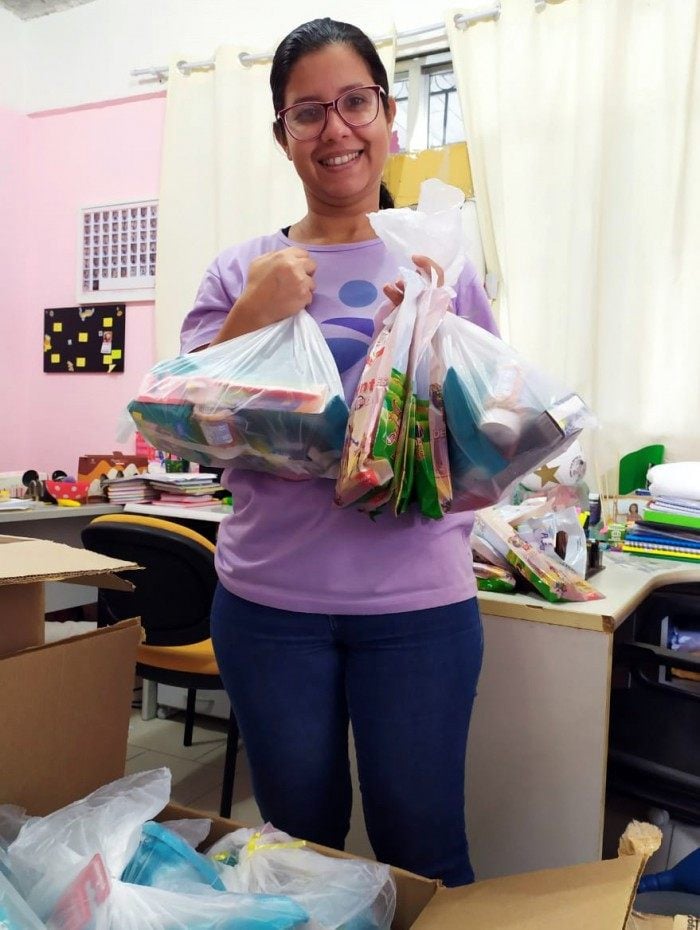 Durante a pandemia, o instituto distribuiu cestas básicas