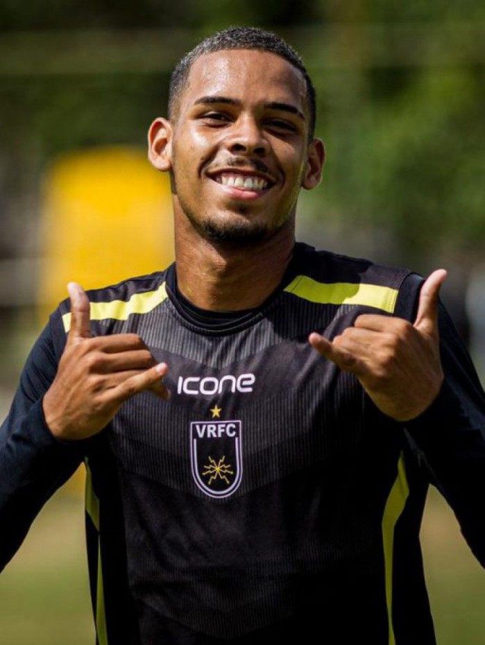 Gabriel Pereira durante a pr&eacute;-temporada deste ano