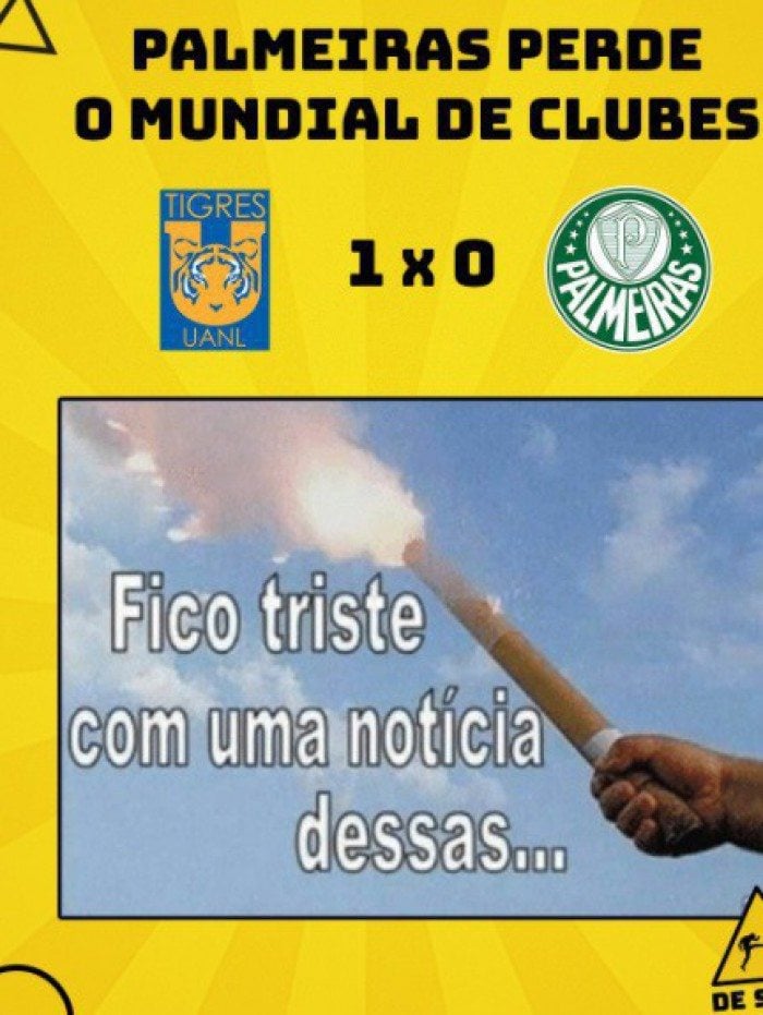 Memes: Torcedores rivais ironizam o Palmeiras
