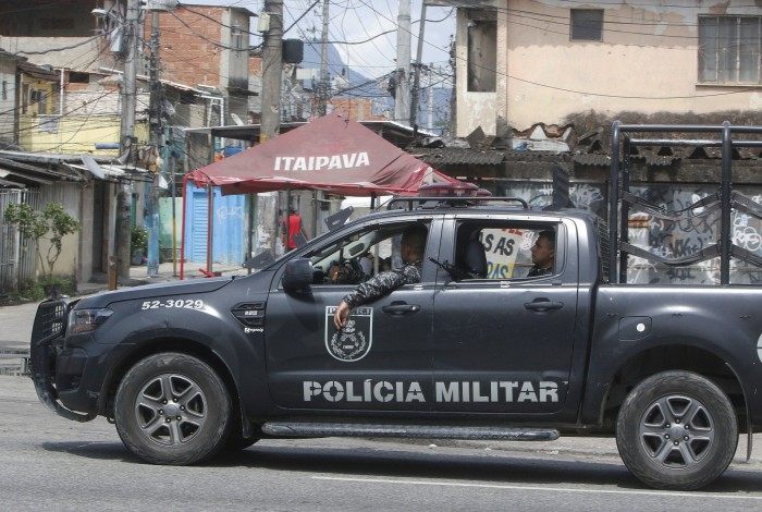 (Arquivo) Movimentação da Polícia Militar na Cidade de Deus, onde houve duas operações neste mês