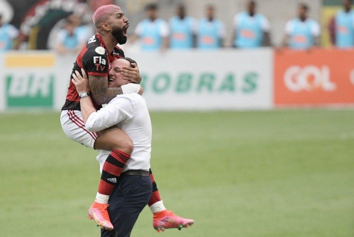 Partida entre  Flamengo e Corinthians  pela 36ª rodada  do Campeonato Brasileiro  2020, no Estadiio do Maracanã, neste Domingo (14).