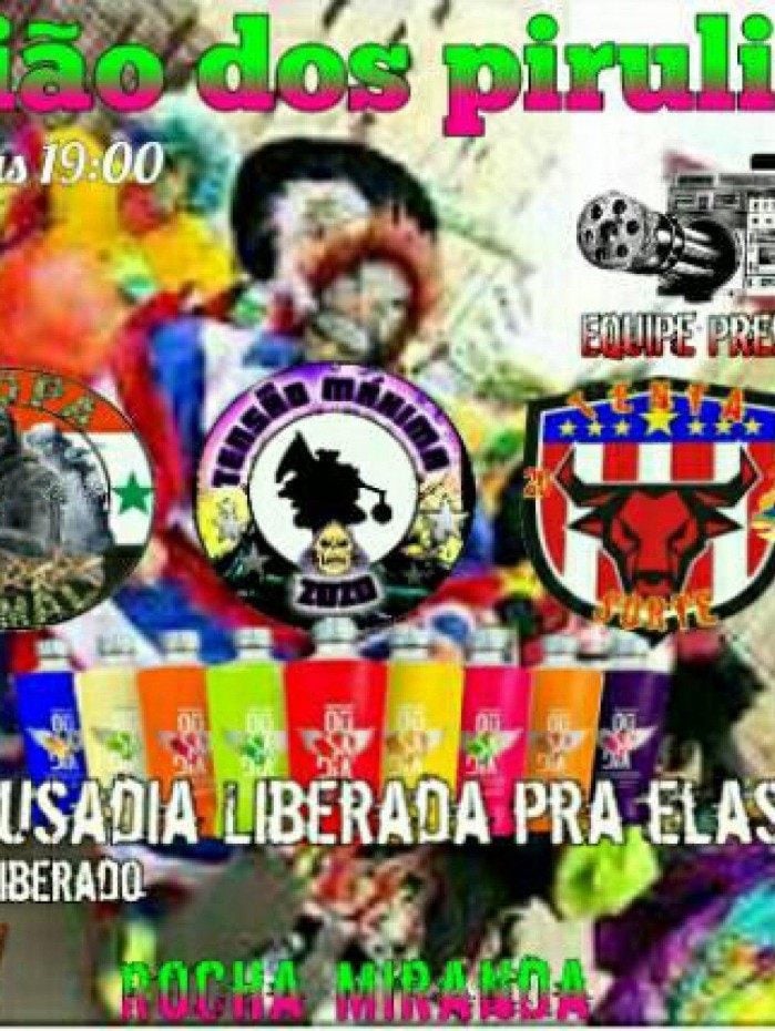 Os blocos de encontro dos bate-bolas estavam sendo divulgados nas redes sociais 