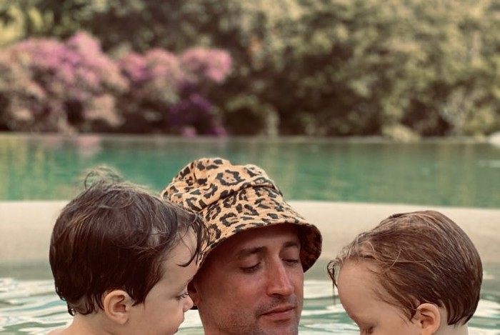 Paulo Gustavo e os filhos