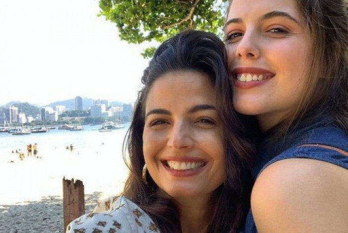 Emanuelle Araujo e a filha, Bruna Araujo