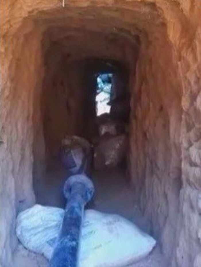 Túnel perfurado por quadrilha para roubar petróleo de duto da Petrobras