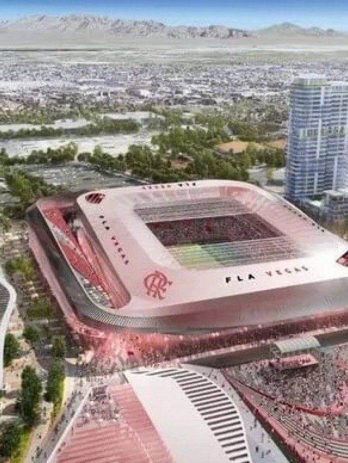 Projeto do estádio do Flamengo em Las Vegas