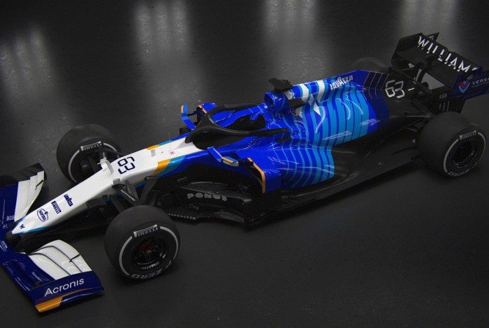 O modelo FW43B, da Williams, foi apresentado para a temporada 2021 de Fórmula 1