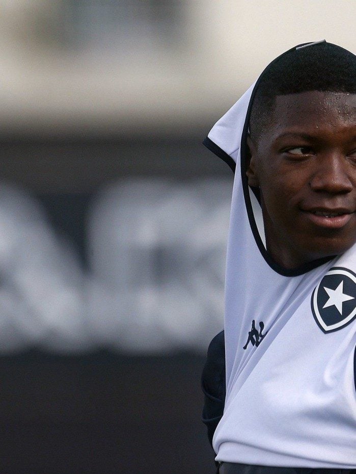 Babi. Treino Botafogo no Estadio Nilton Santos. 08 de Janeiro de 2021 

