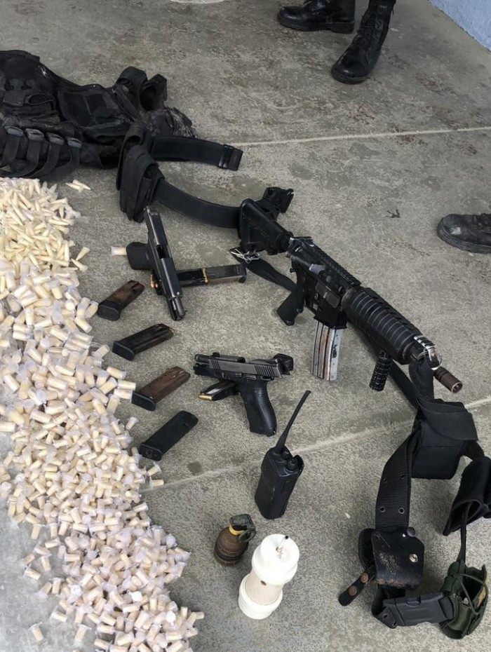 Material apreendido durante ação da Polícia Militar