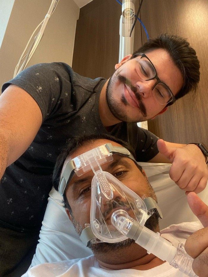 Geraldo Luís e o filho