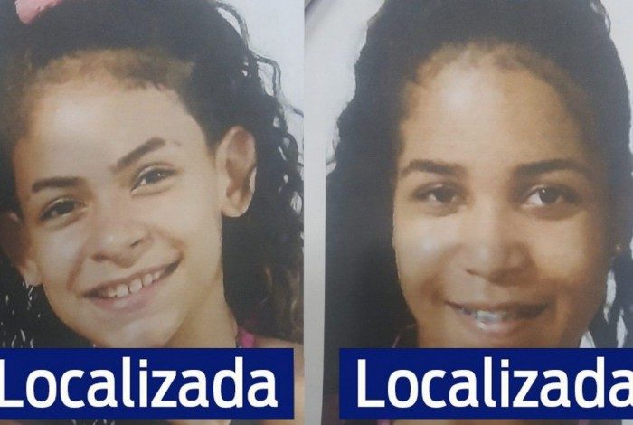 Após cinco dias desaparecidas, Letícia e Lauane foram localizadas pela família em Nova Iguaçu, na Baixada Fluminense