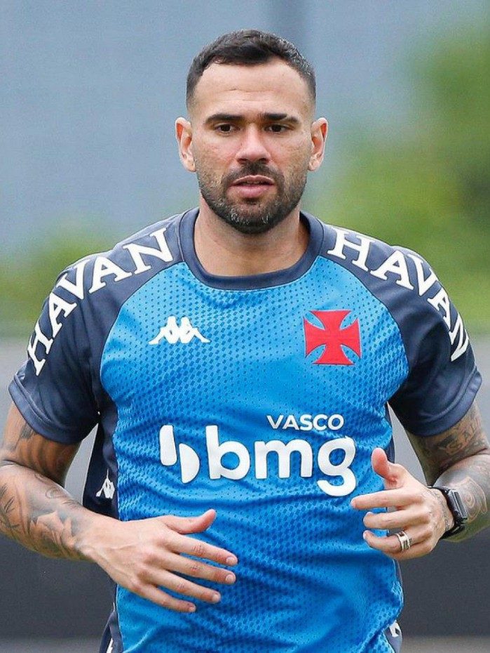 Castan no treino do Vasco no CT do Almirante
