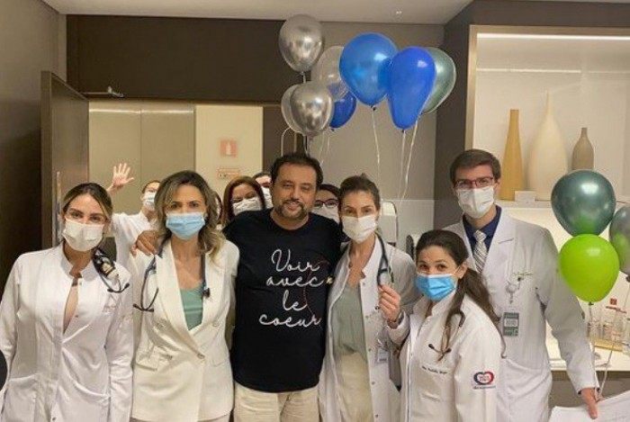 Geraldo Luís recebe alta do hospital