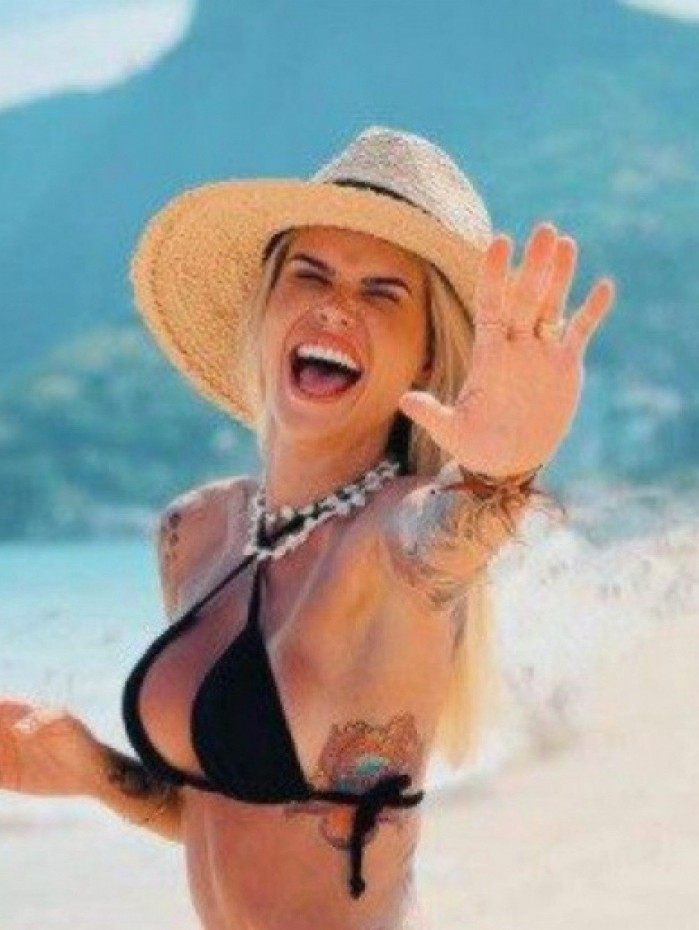 Fernanda Amaral é torcedora do Flamengo — A Gata da Hora