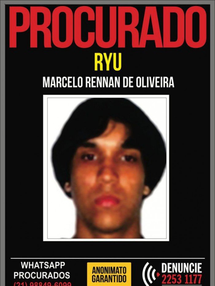 Marcelo Rennan de Oliveira, o Ryu, estava foragido há dois anos