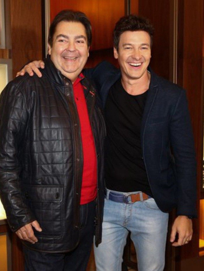 Rodrigo Faro e Fausto Silva