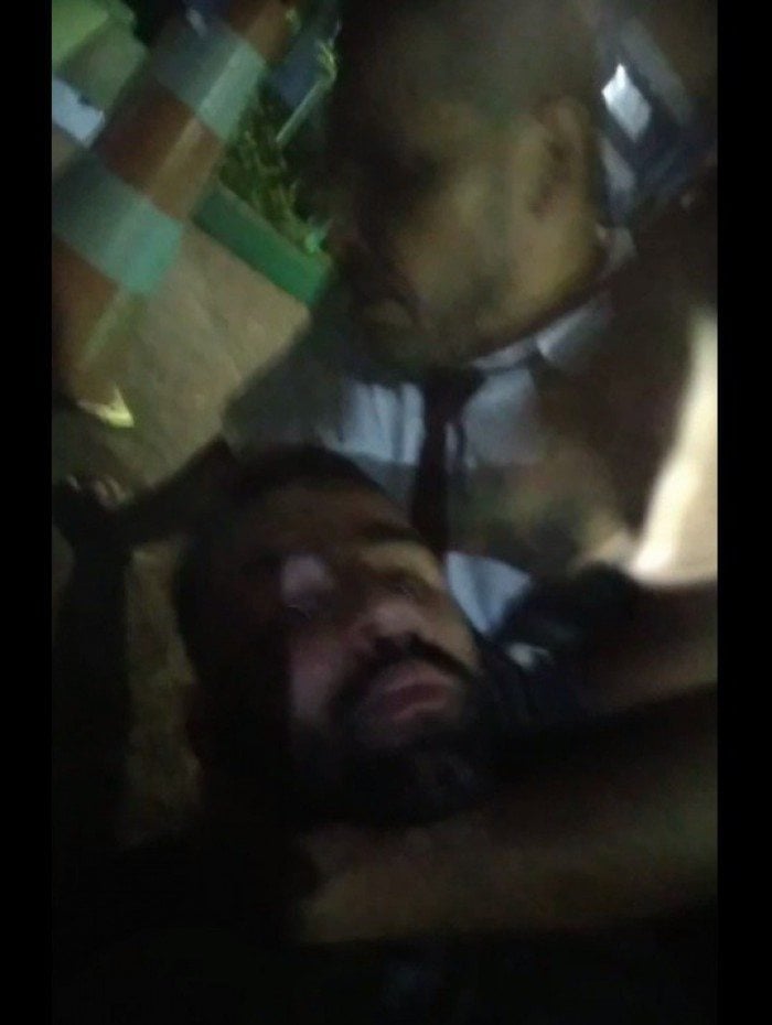 O motoboy gravou as agress&otilde;es