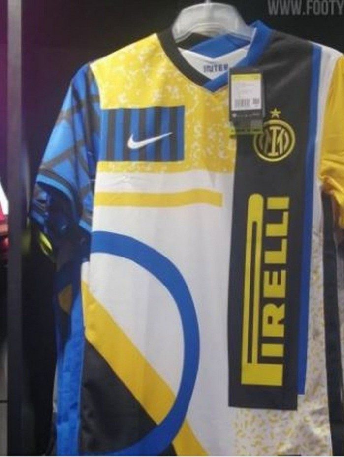 A suposta nova camisa da Inter de Milão, da Itália, vazou nas redes sociais