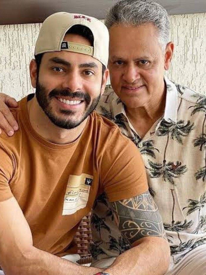 Rodolffo, do 'BBB 21', e o pai Juarez