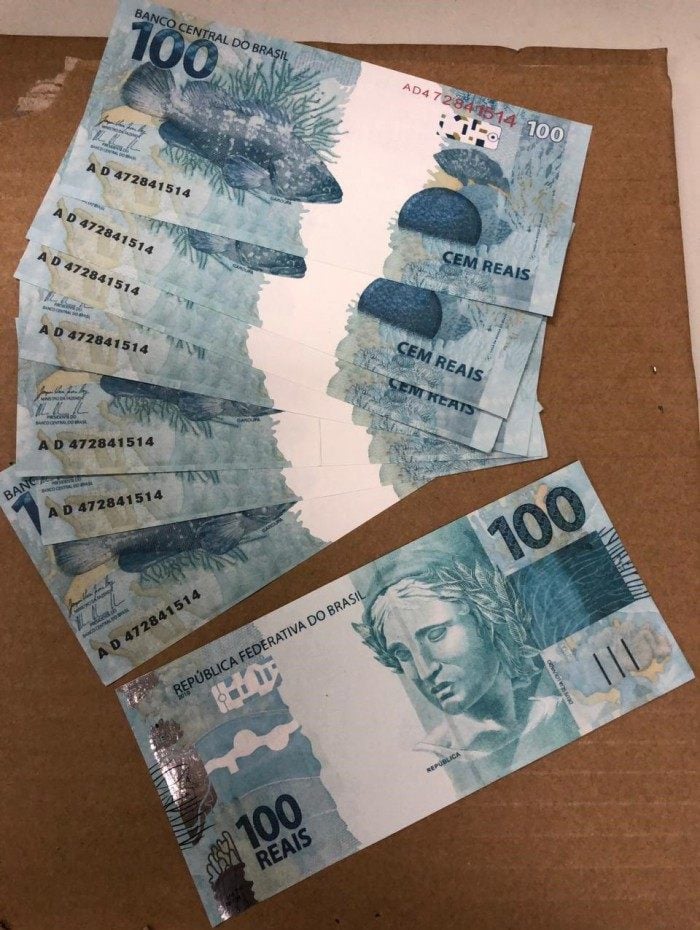 Operação apreende dinheiro falso