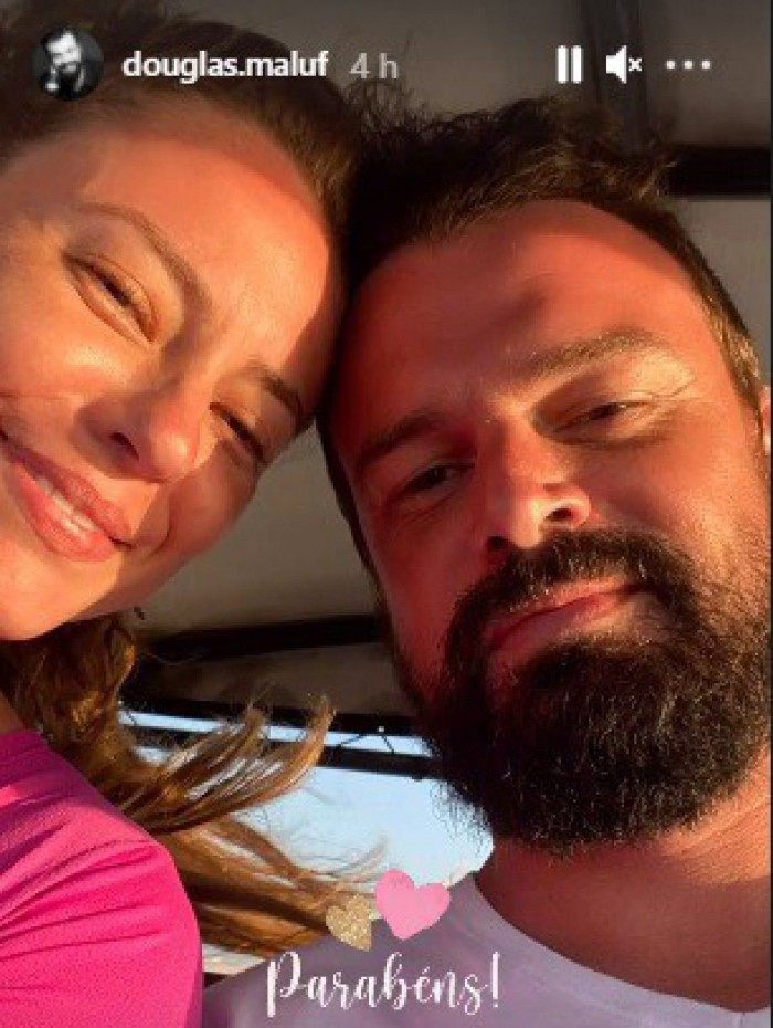 Paolla Oliveira e Douglas Maluf