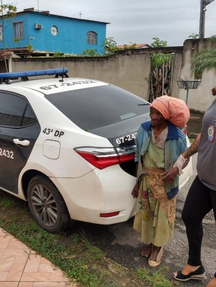 Maria das Gra&ccedil;as foi resgatada pela Pol&iacute;cia Civil